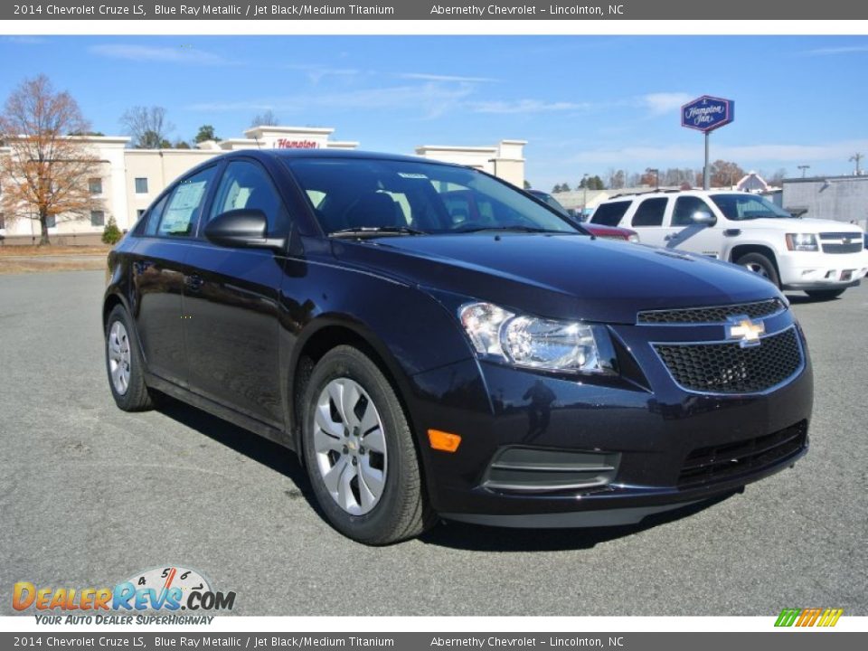 2014 Chevrolet Cruze LS Blue Ray Metallic / Jet Black/Medium Titanium Photo #1