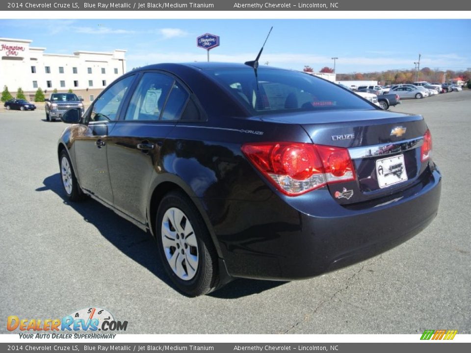 2014 Chevrolet Cruze LS Blue Ray Metallic / Jet Black/Medium Titanium Photo #4