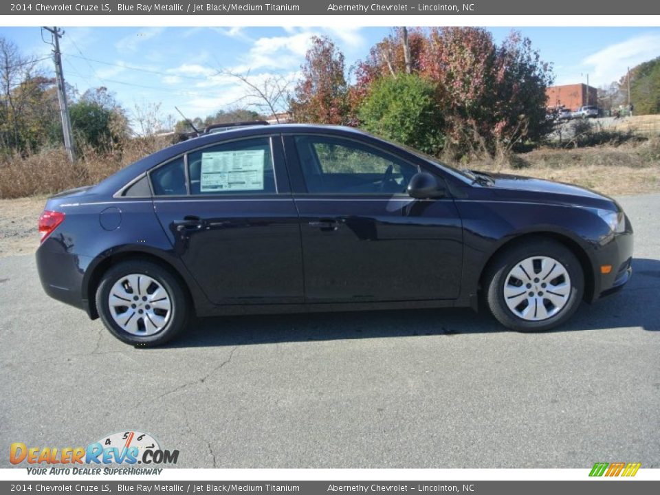 2014 Chevrolet Cruze LS Blue Ray Metallic / Jet Black/Medium Titanium Photo #6