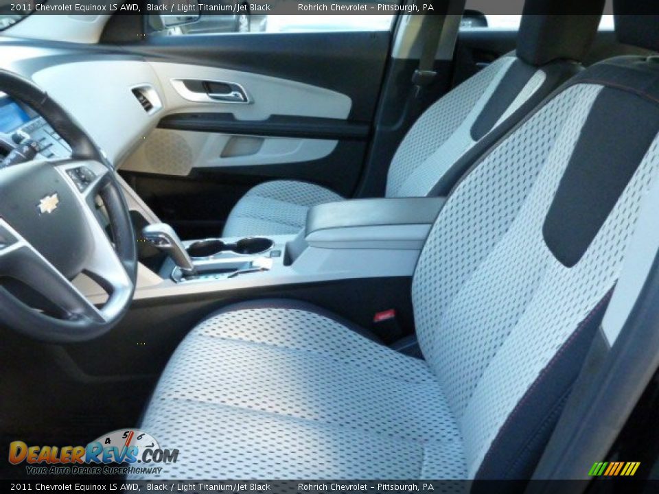2011 Chevrolet Equinox LS AWD Black / Light Titanium/Jet Black Photo #4