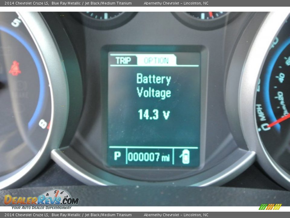 2014 Chevrolet Cruze LS Blue Ray Metallic / Jet Black/Medium Titanium Photo #13