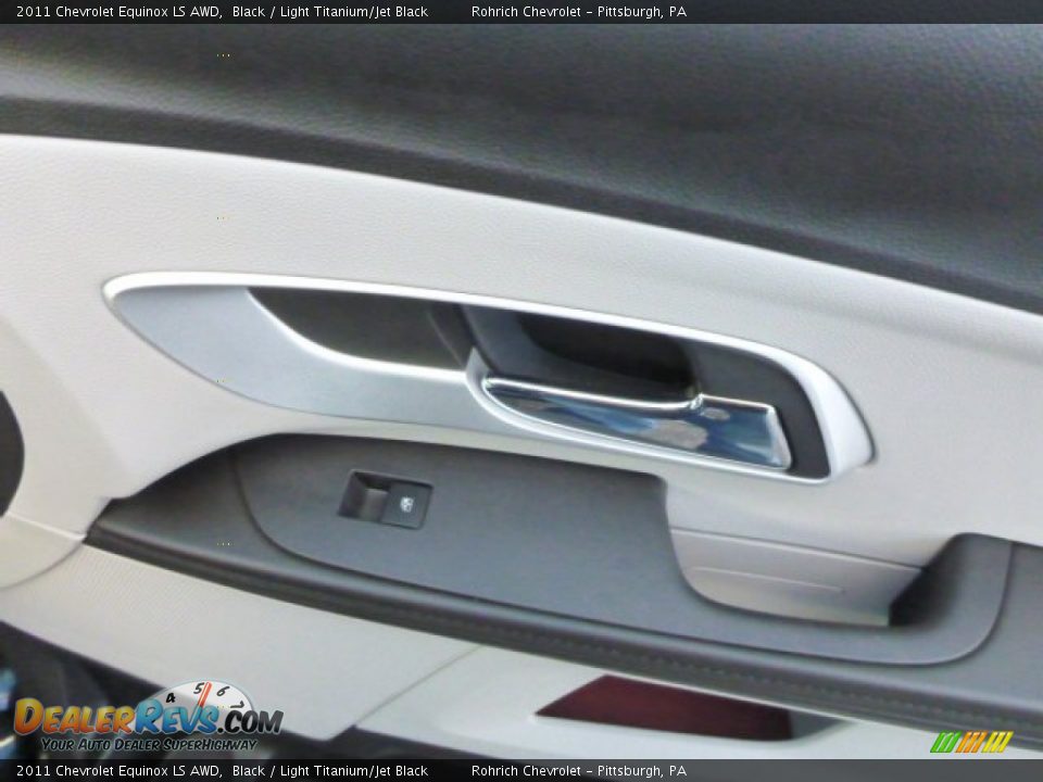 2011 Chevrolet Equinox LS AWD Black / Light Titanium/Jet Black Photo #11