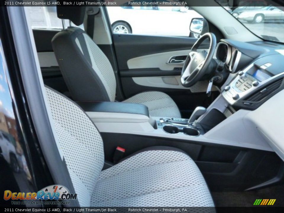 2011 Chevrolet Equinox LS AWD Black / Light Titanium/Jet Black Photo #13