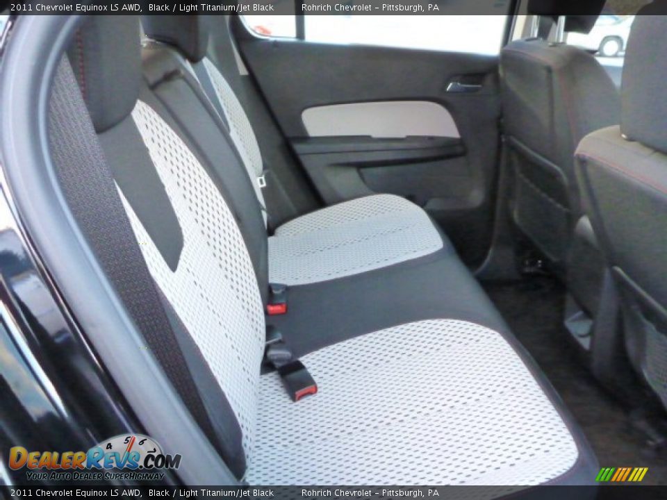 2011 Chevrolet Equinox LS AWD Black / Light Titanium/Jet Black Photo #14