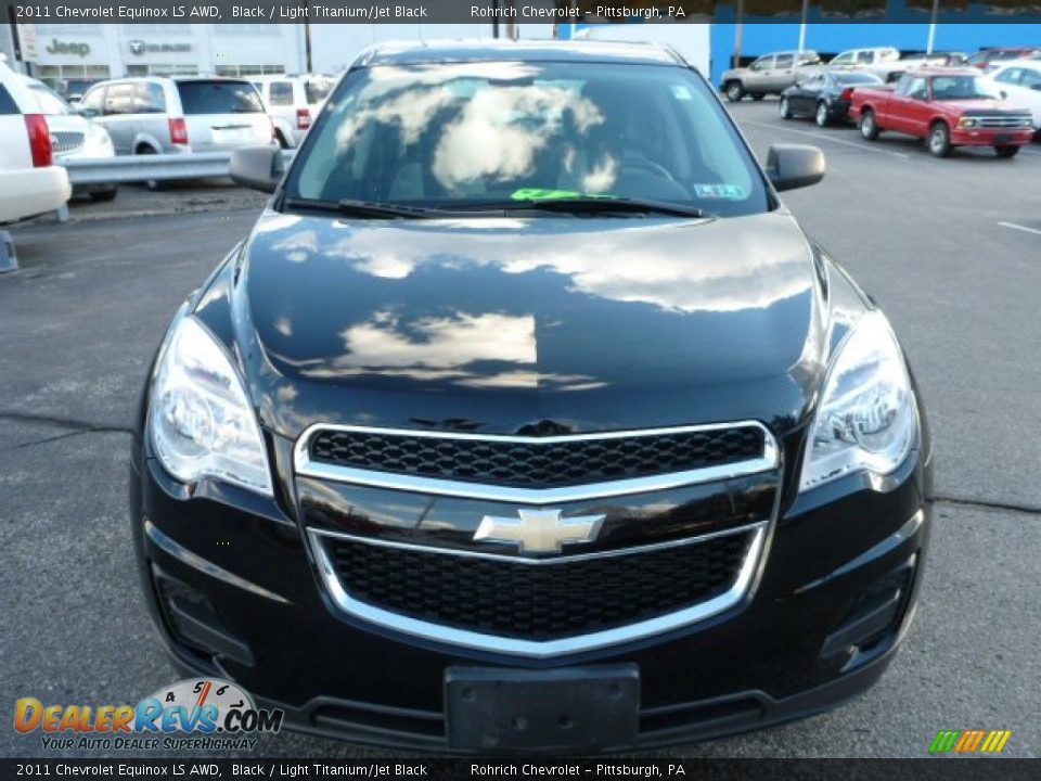 2011 Chevrolet Equinox LS AWD Black / Light Titanium/Jet Black Photo #18