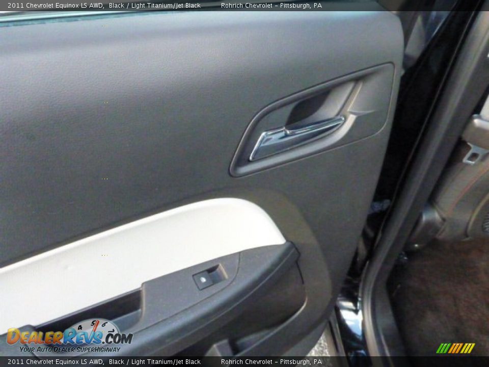 2011 Chevrolet Equinox LS AWD Black / Light Titanium/Jet Black Photo #19