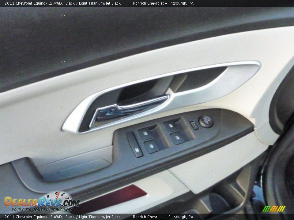 2011 Chevrolet Equinox LS AWD Black / Light Titanium/Jet Black Photo #20