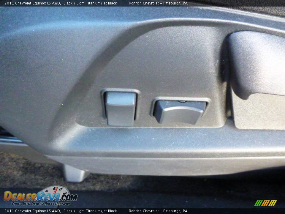 2011 Chevrolet Equinox LS AWD Black / Light Titanium/Jet Black Photo #21