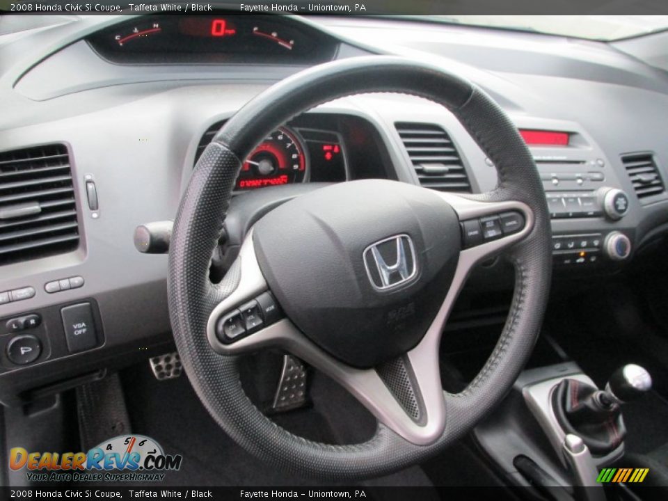2008 Honda Civic Si Coupe Steering Wheel Photo #11
