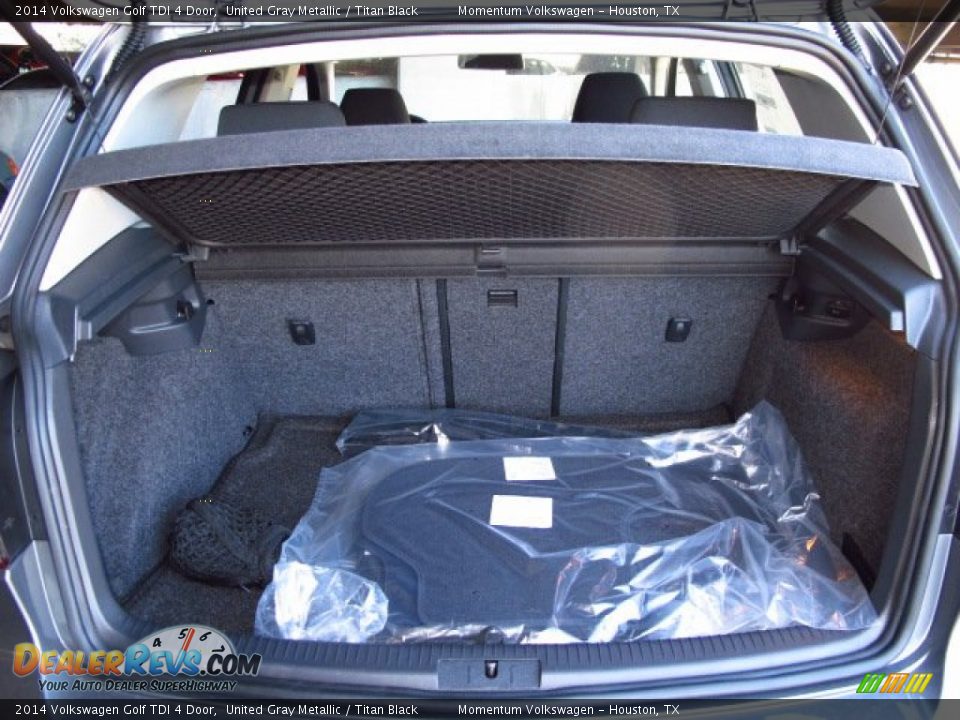 2014 Volkswagen Golf TDI 4 Door United Gray Metallic / Titan Black Photo #8