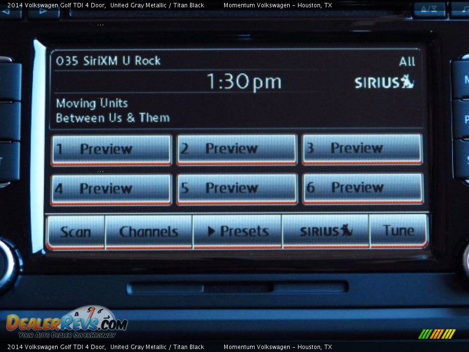 2014 Volkswagen Golf TDI 4 Door United Gray Metallic / Titan Black Photo #22