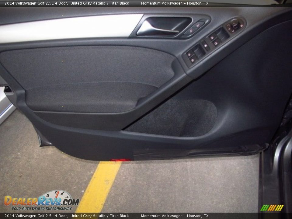 2014 Volkswagen Golf 2.5L 4 Door United Gray Metallic / Titan Black Photo #10