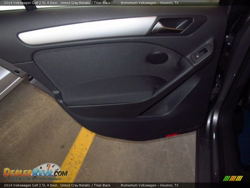 2014 Volkswagen Golf 2.5L 4 Door United Gray Metallic / Titan Black Photo #12