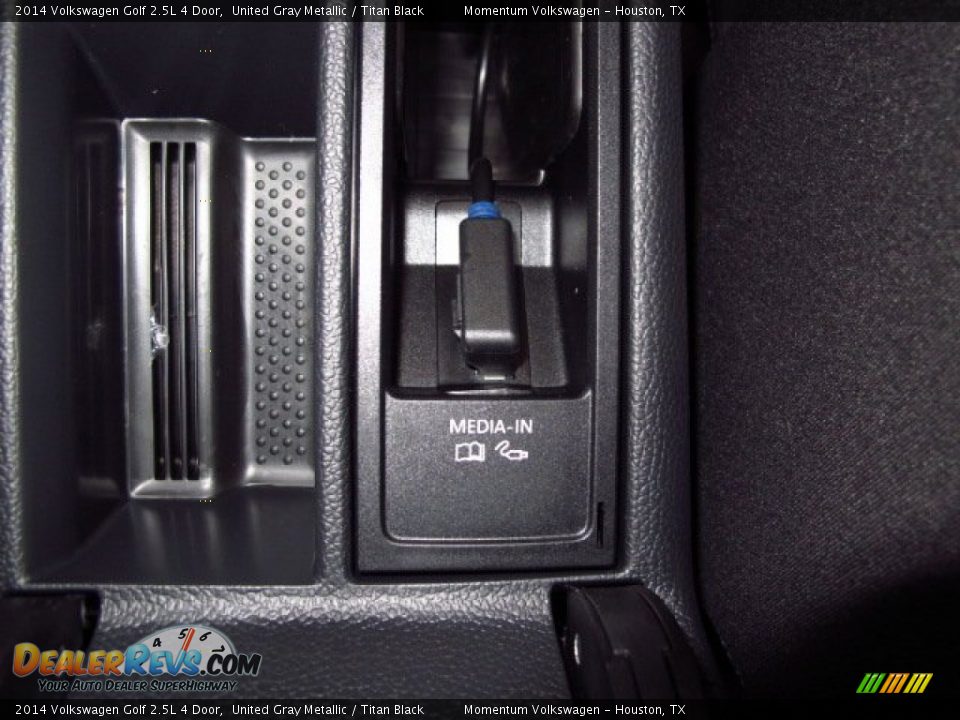 2014 Volkswagen Golf 2.5L 4 Door United Gray Metallic / Titan Black Photo #21