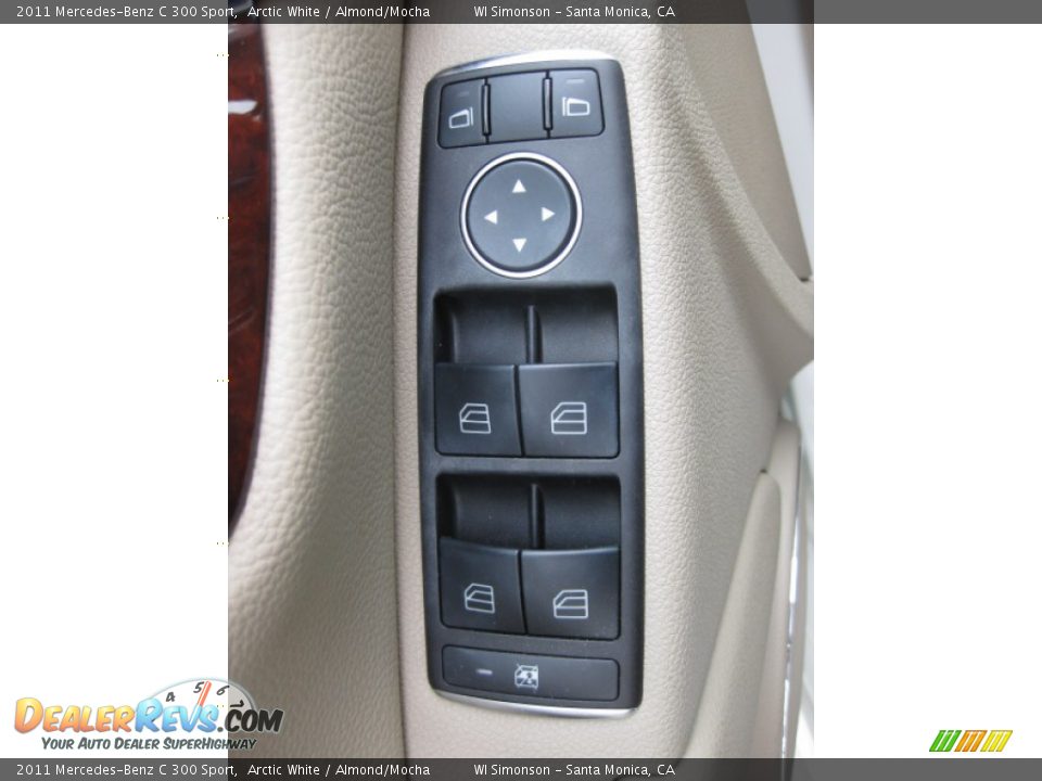 2011 Mercedes-Benz C 300 Sport Arctic White / Almond/Mocha Photo #8