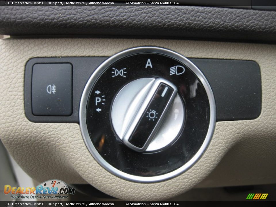 2011 Mercedes-Benz C 300 Sport Arctic White / Almond/Mocha Photo #9