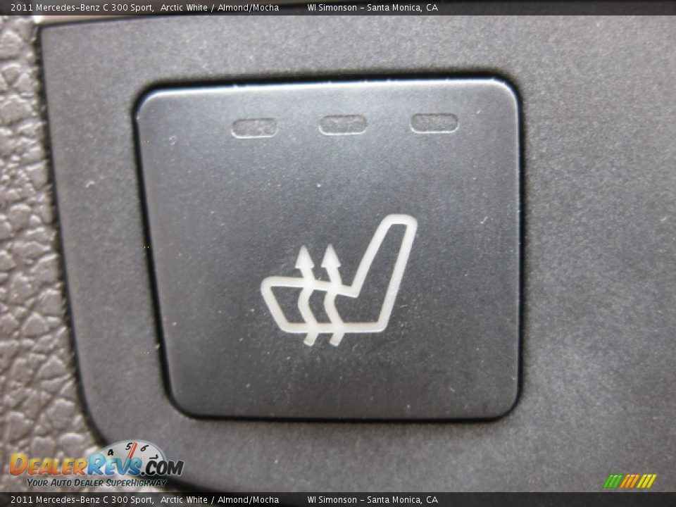 2011 Mercedes-Benz C 300 Sport Arctic White / Almond/Mocha Photo #15