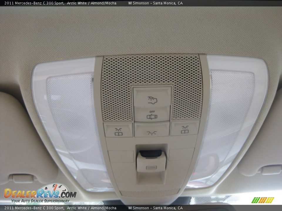 2011 Mercedes-Benz C 300 Sport Arctic White / Almond/Mocha Photo #17