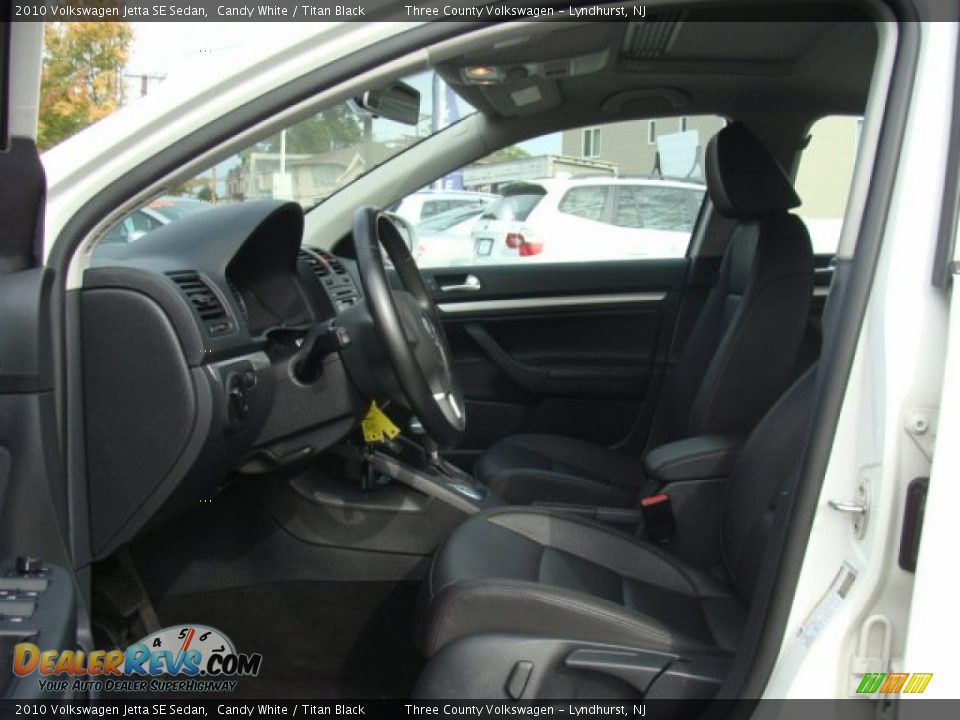 2010 Volkswagen Jetta SE Sedan Candy White / Titan Black Photo #6