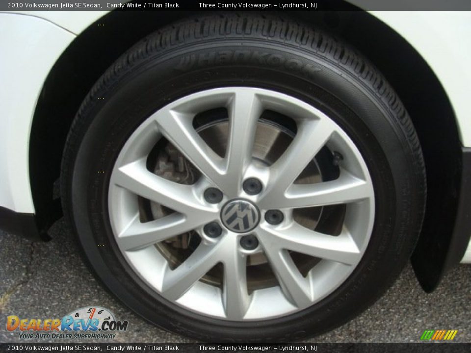 2010 Volkswagen Jetta SE Sedan Candy White / Titan Black Photo #14
