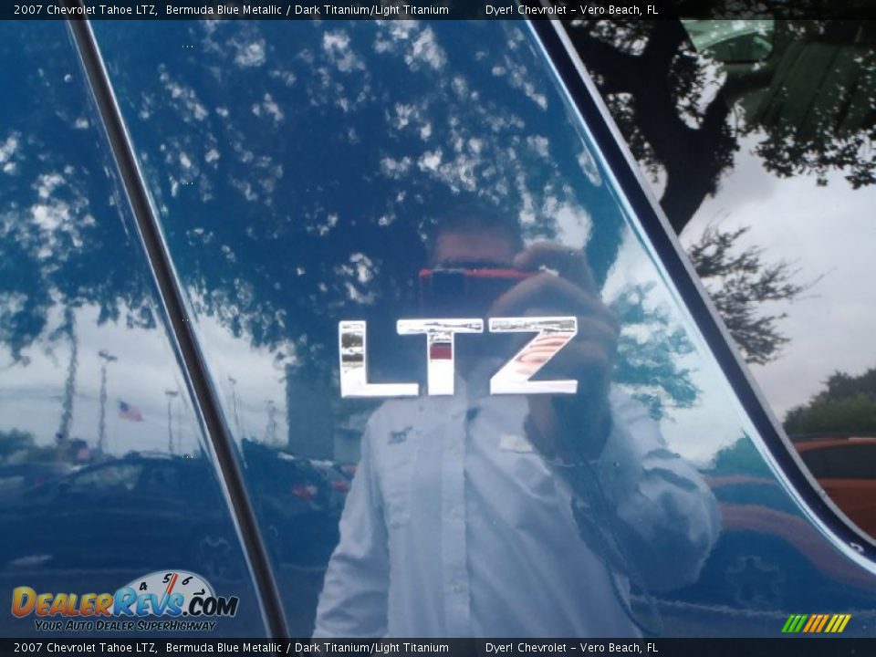 2007 Chevrolet Tahoe LTZ Bermuda Blue Metallic / Dark Titanium/Light Titanium Photo #4