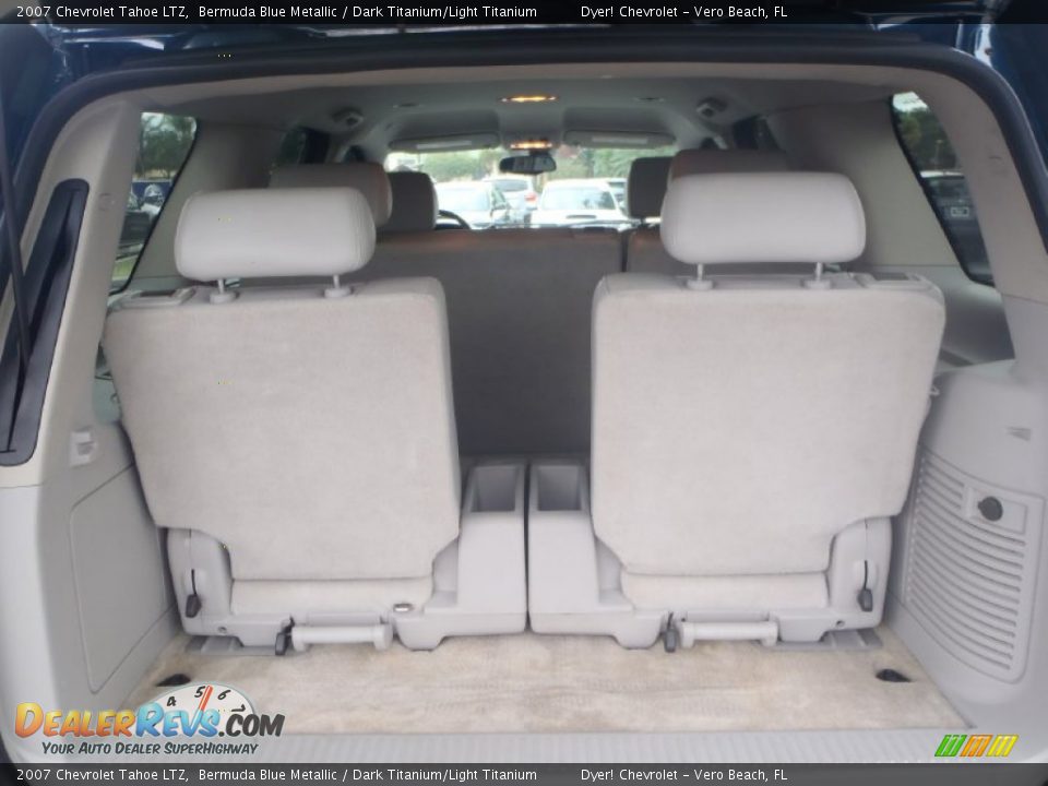 2007 Chevrolet Tahoe LTZ Bermuda Blue Metallic / Dark Titanium/Light Titanium Photo #7
