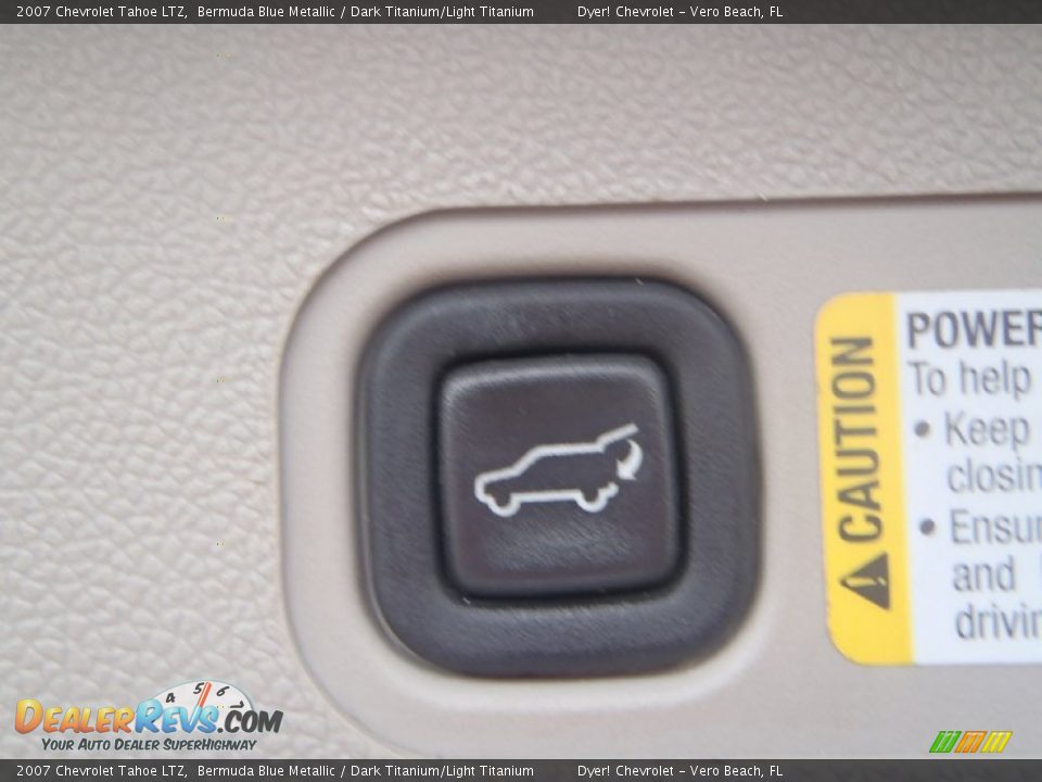 2007 Chevrolet Tahoe LTZ Bermuda Blue Metallic / Dark Titanium/Light Titanium Photo #8