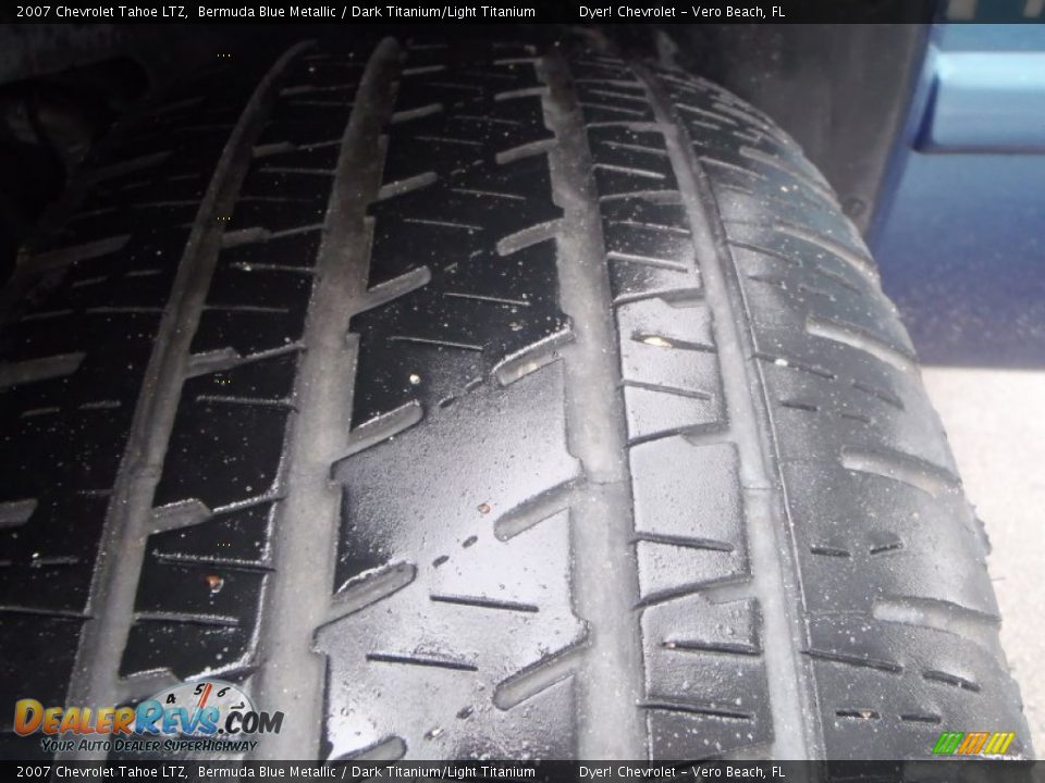 2007 Chevrolet Tahoe LTZ Bermuda Blue Metallic / Dark Titanium/Light Titanium Photo #11