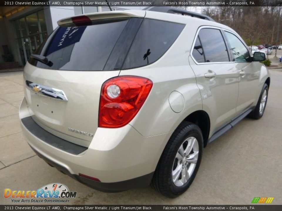 2013 Chevrolet Equinox LT AWD Champagne Silver Metallic / Light Titanium/Jet Black Photo #2