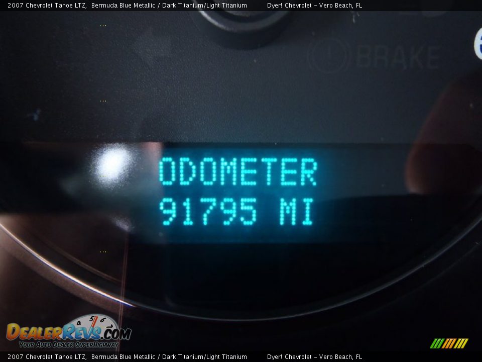 2007 Chevrolet Tahoe LTZ Bermuda Blue Metallic / Dark Titanium/Light Titanium Photo #19