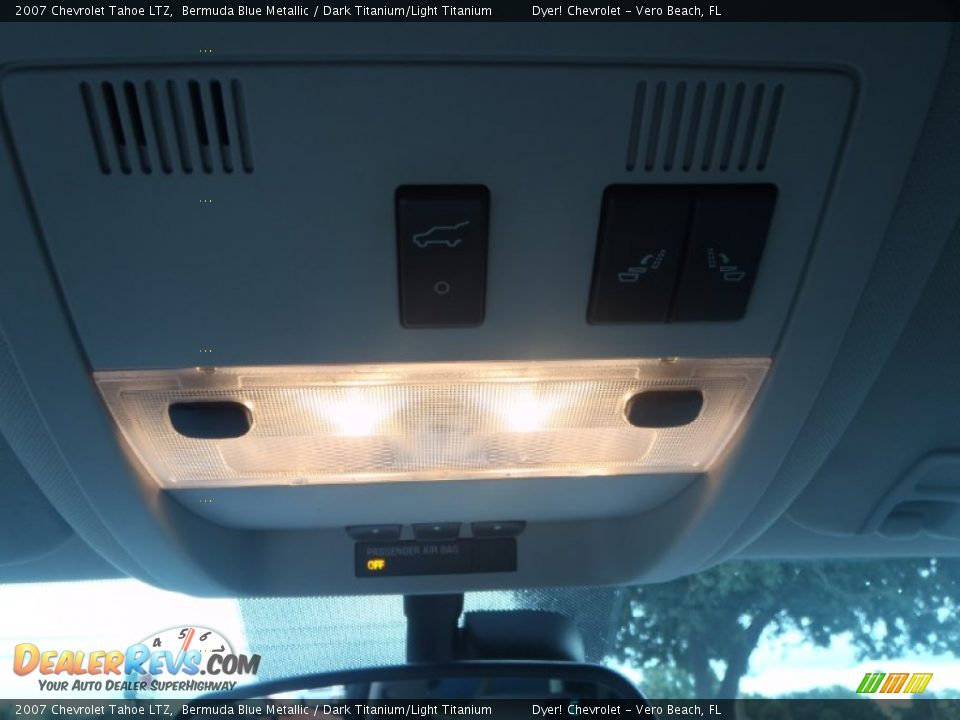 2007 Chevrolet Tahoe LTZ Bermuda Blue Metallic / Dark Titanium/Light Titanium Photo #22