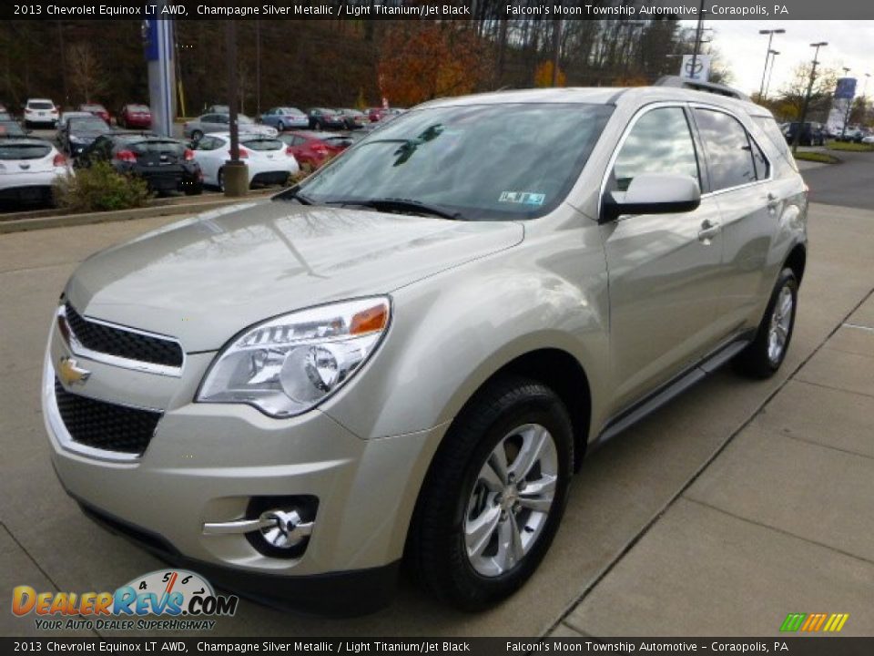 2013 Chevrolet Equinox LT AWD Champagne Silver Metallic / Light Titanium/Jet Black Photo #6