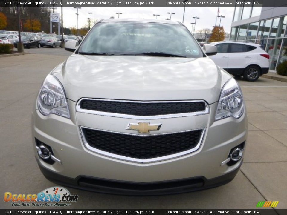 2013 Chevrolet Equinox LT AWD Champagne Silver Metallic / Light Titanium/Jet Black Photo #7