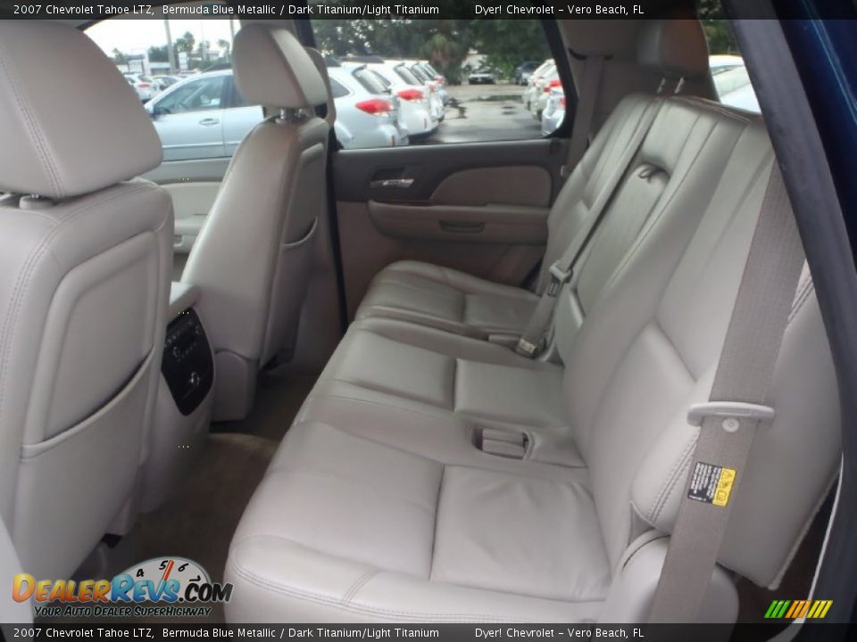 2007 Chevrolet Tahoe LTZ Bermuda Blue Metallic / Dark Titanium/Light Titanium Photo #24