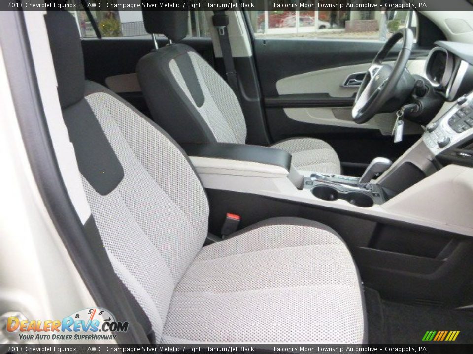 2013 Chevrolet Equinox LT AWD Champagne Silver Metallic / Light Titanium/Jet Black Photo #10