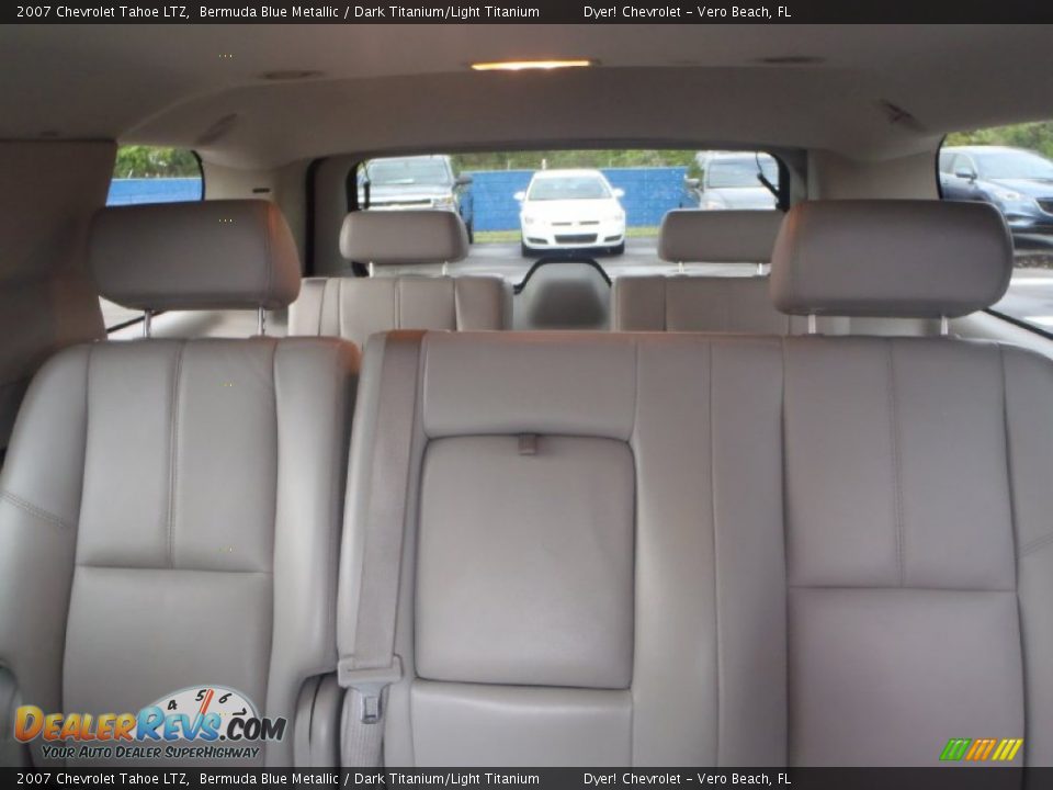 2007 Chevrolet Tahoe LTZ Bermuda Blue Metallic / Dark Titanium/Light Titanium Photo #26