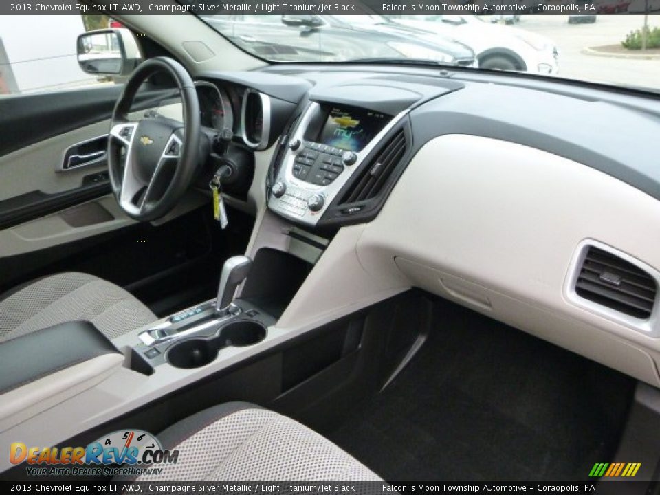 2013 Chevrolet Equinox LT AWD Champagne Silver Metallic / Light Titanium/Jet Black Photo #11