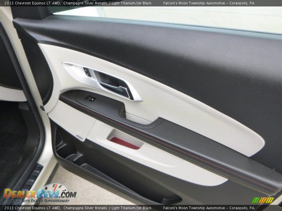 2013 Chevrolet Equinox LT AWD Champagne Silver Metallic / Light Titanium/Jet Black Photo #12