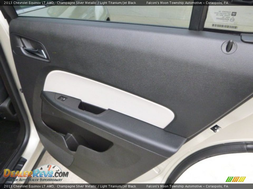 2013 Chevrolet Equinox LT AWD Champagne Silver Metallic / Light Titanium/Jet Black Photo #14