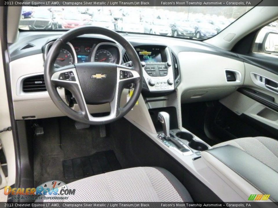 2013 Chevrolet Equinox LT AWD Champagne Silver Metallic / Light Titanium/Jet Black Photo #17