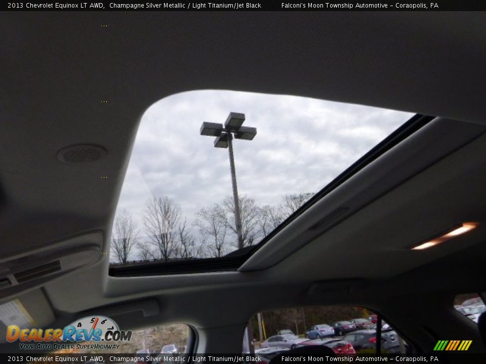 2013 Chevrolet Equinox LT AWD Champagne Silver Metallic / Light Titanium/Jet Black Photo #20