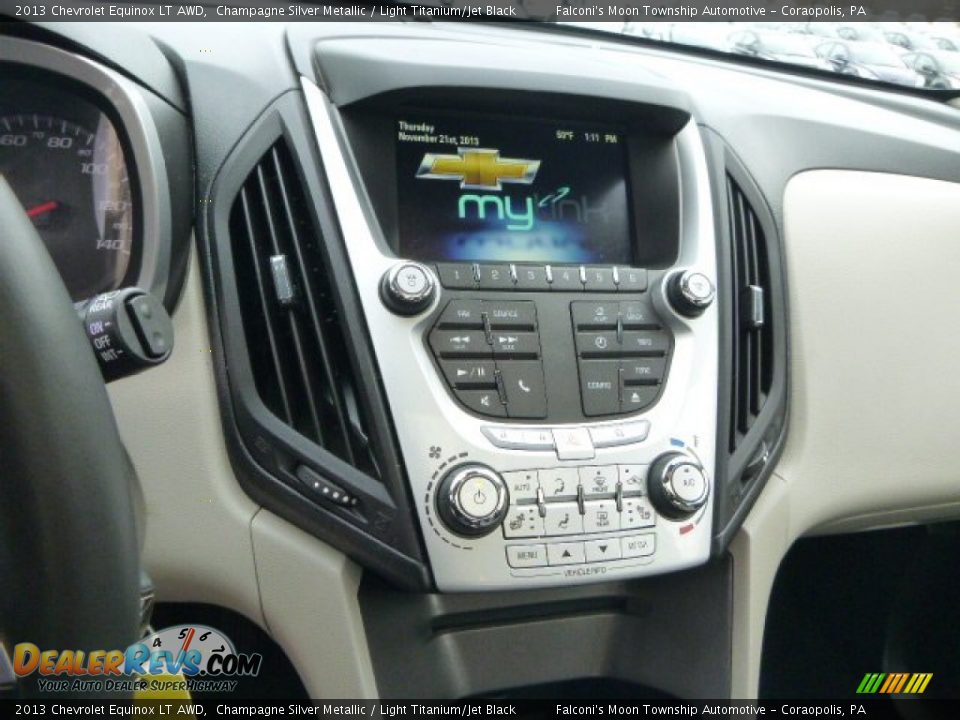 2013 Chevrolet Equinox LT AWD Champagne Silver Metallic / Light Titanium/Jet Black Photo #22