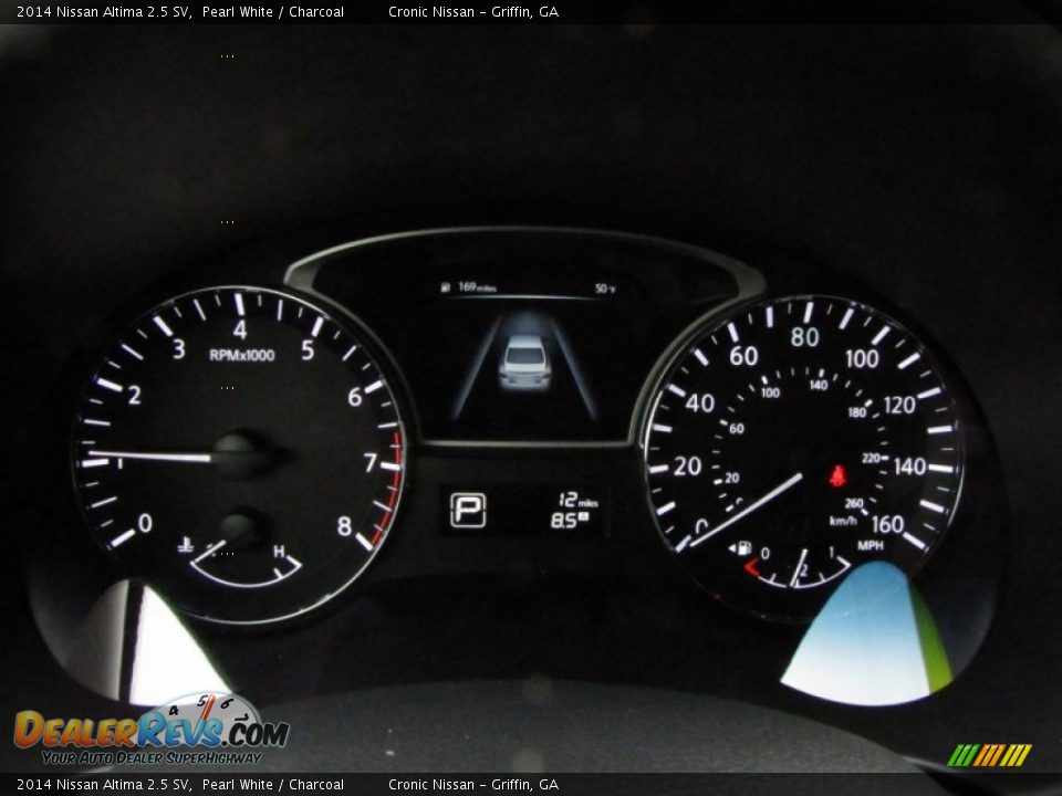 2014 Nissan Altima 2.5 SV Pearl White / Charcoal Photo #14