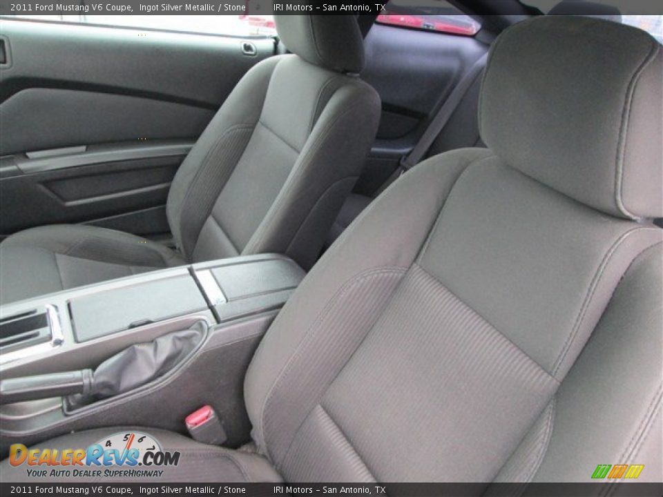 2011 Ford Mustang V6 Coupe Ingot Silver Metallic / Stone Photo #6