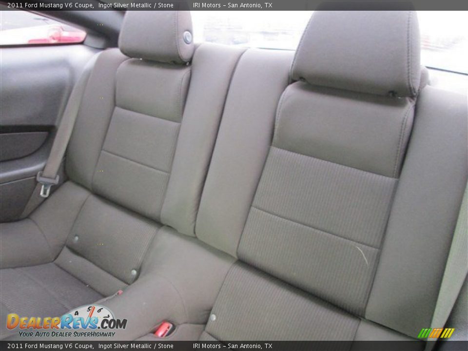 2011 Ford Mustang V6 Coupe Ingot Silver Metallic / Stone Photo #7