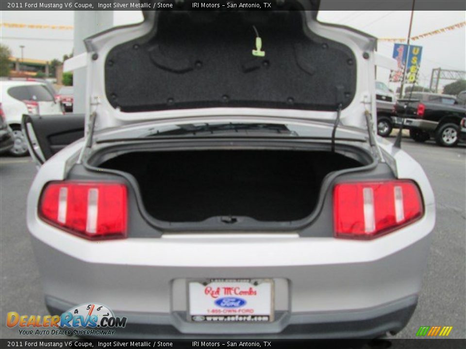 2011 Ford Mustang V6 Coupe Ingot Silver Metallic / Stone Photo #10