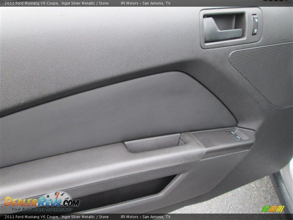 2011 Ford Mustang V6 Coupe Ingot Silver Metallic / Stone Photo #12