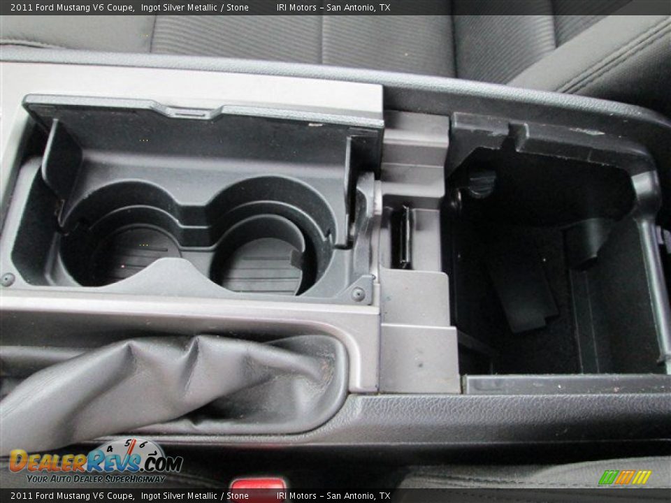 2011 Ford Mustang V6 Coupe Ingot Silver Metallic / Stone Photo #17