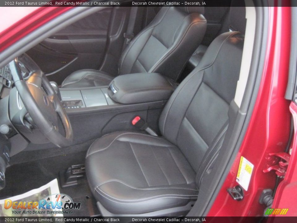 2012 Ford Taurus Limited Red Candy Metallic / Charcoal Black Photo #7