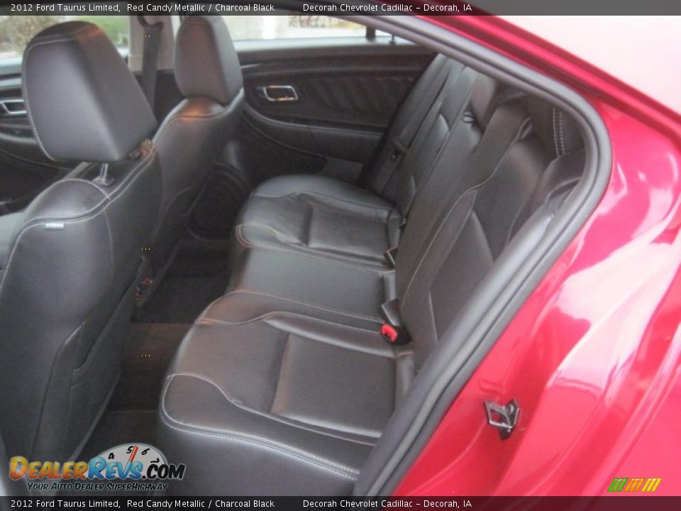 2012 Ford Taurus Limited Red Candy Metallic / Charcoal Black Photo #8